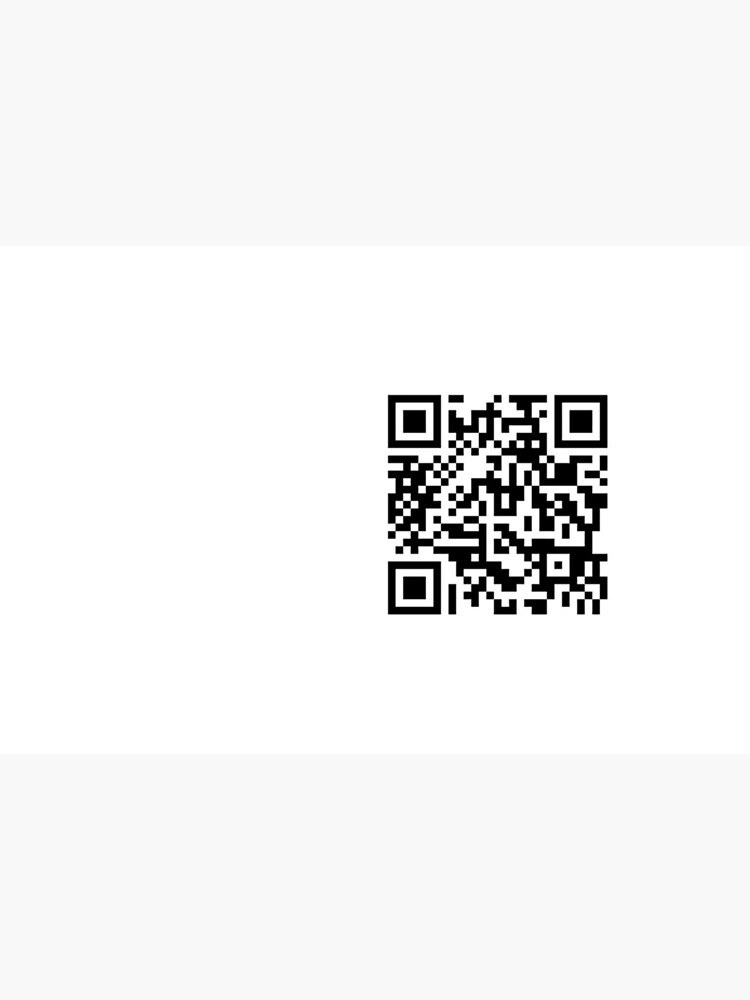 rickroll qr code -Barcode scan | Art Board Print