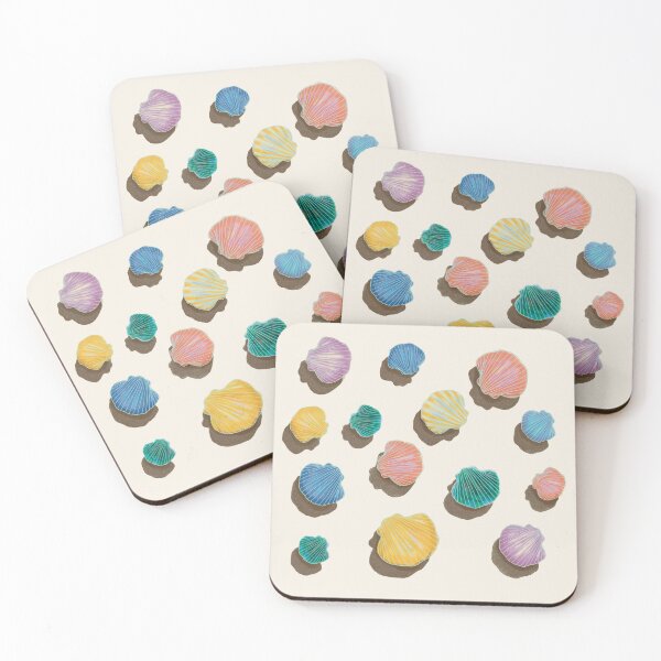 Item preview, Scallops Shells/ Art/ Beach designed and sold by DalissaNieves.