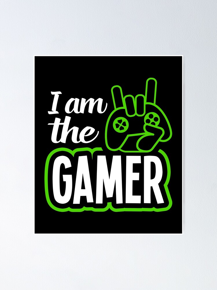 Im A Gamer Retro Game Machine Gaming Video Gamer Poster