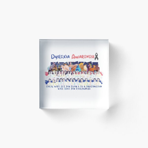 Dyslexia Awareness| Dyslexia Squad| Dyslexia Month| Dyslexia teacher Acrylic Block