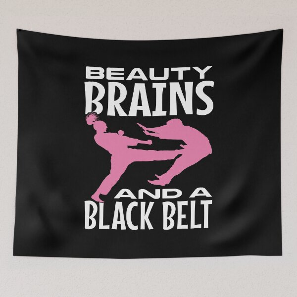 Item preview, Beauty Brains Black Belt Karate designed and sold by Merchking1.