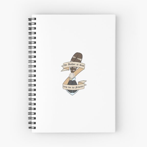 Item preview, The Author is dead (Long live the Ficwriter) designed and sold by hatandgoggles.