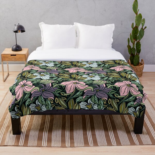Item preview, Tropical Plants And Flowers Nature Pattern designed and sold by Youpattern.