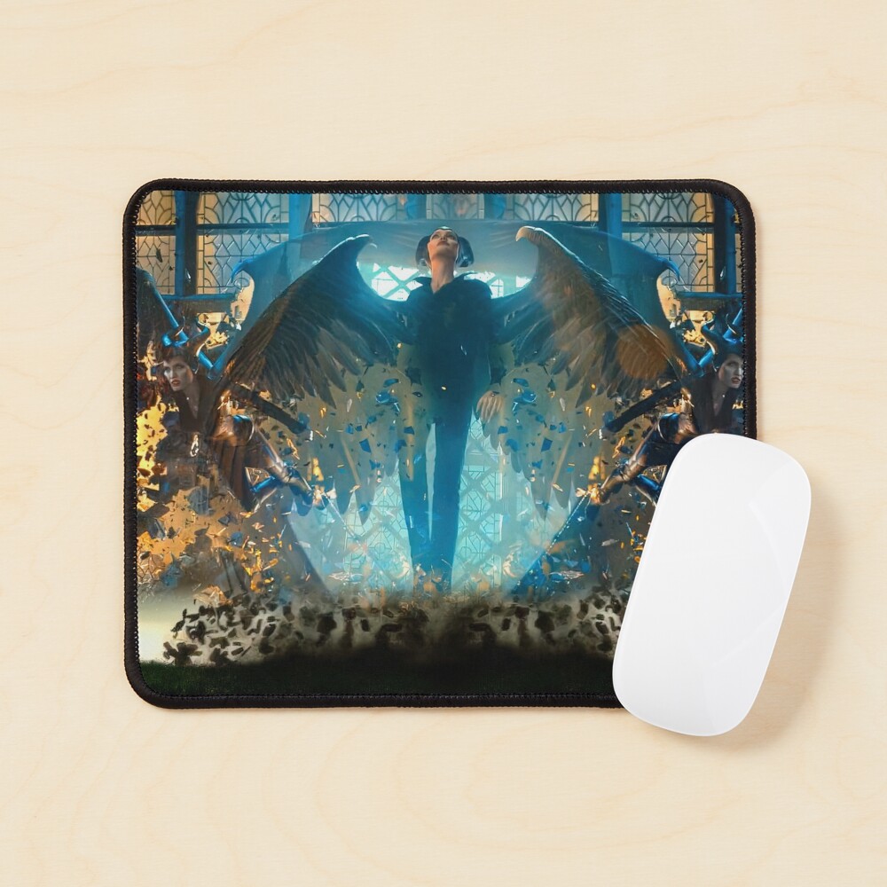 Maleficent Wings Action Art Mouse Pad