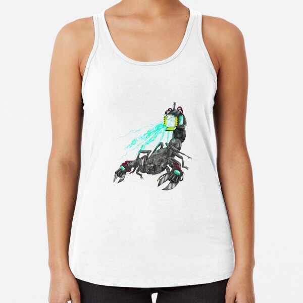 awesome laser scorpion Racerback Tank Top