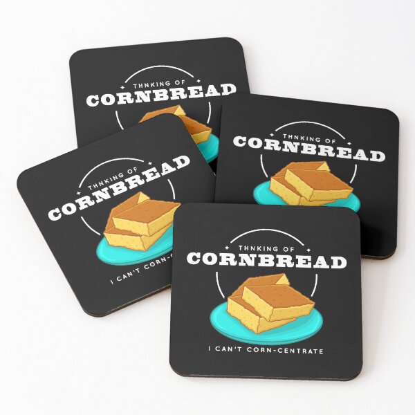 Item preview, Funny Cornbread Pun Can’t Corncentrate Southern Foodie product designed and sold by jakehughes2015.