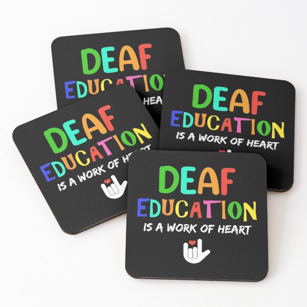 Item preview, Deaf Education American Sign Language ASL Teacher design designed and sold by jakehughes2015.