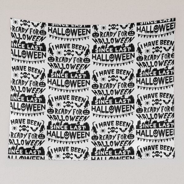 Item preview, Ready For Halloween Since Last Halloween | Funny Halloween Love designed and sold by GravitiTees.
