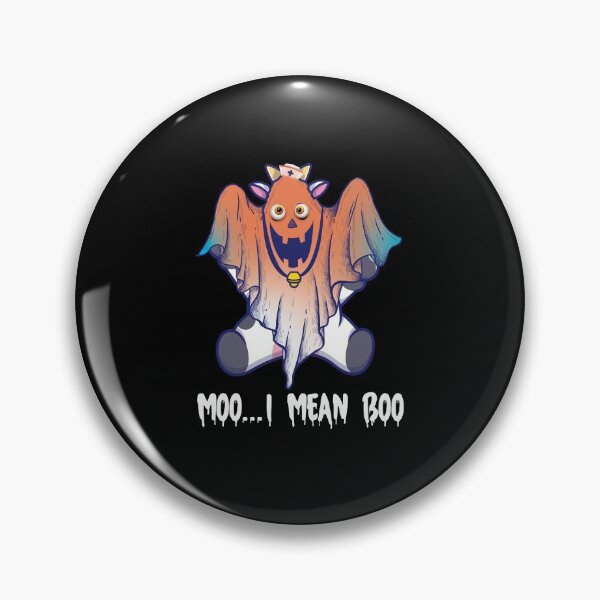 Item preview, Moo I Mean Boo Funny Ghost Cow halloween For Nurse and nursing kids designed and sold by Usoubmaster.