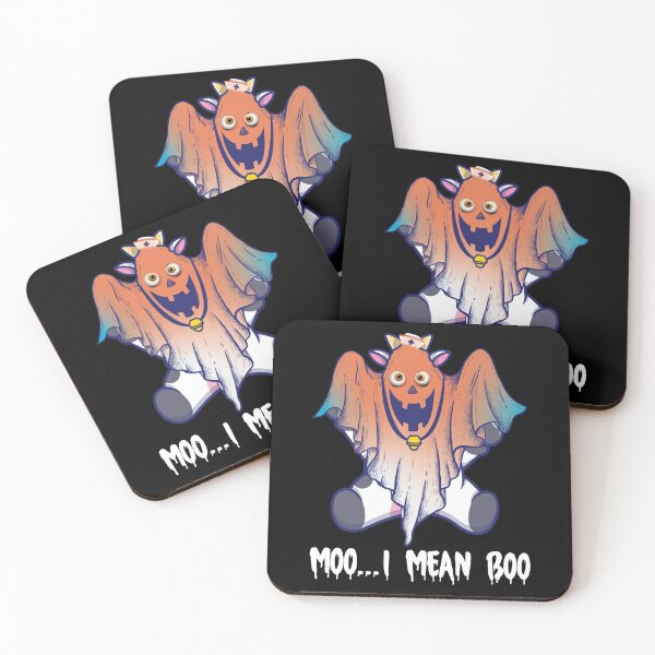 Item preview, Moo I Mean Boo Funny Ghost Cow halloween For Nurse and nursing kids designed and sold by Usoubmaster.