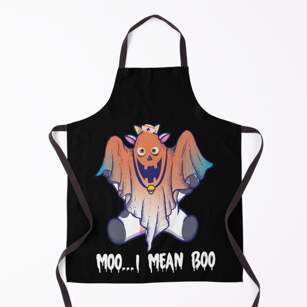 Item preview, Moo I Mean Boo Funny Ghost Cow halloween For Nurse and nursing kids designed and sold by Usoubmaster.