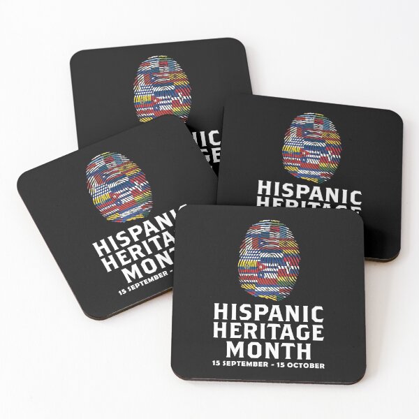 Item preview, Latino Pride Flag Fingerprint Hispanic Herittage Month graphic designed and sold by jakehughes2015.