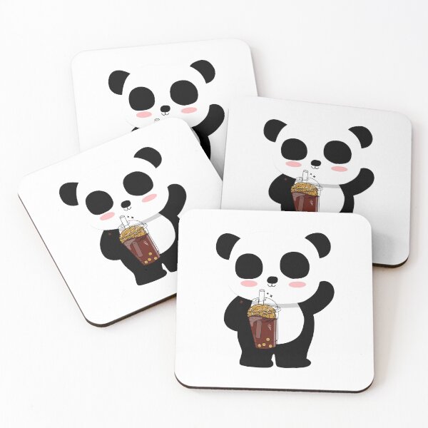 Item preview, panda bubble tea designed and sold by ThinkAndReflect.