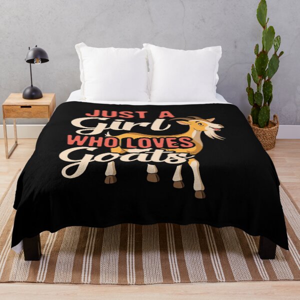 Item preview, Just a Girl Who Loves Goats, Funny Goat Farmers designed and sold by Merchking1.
