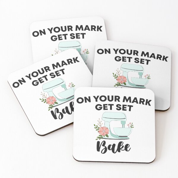 Item preview, ' On your mark get set bake ' Gift for baking Lover designed and sold by Vibe by Flow.