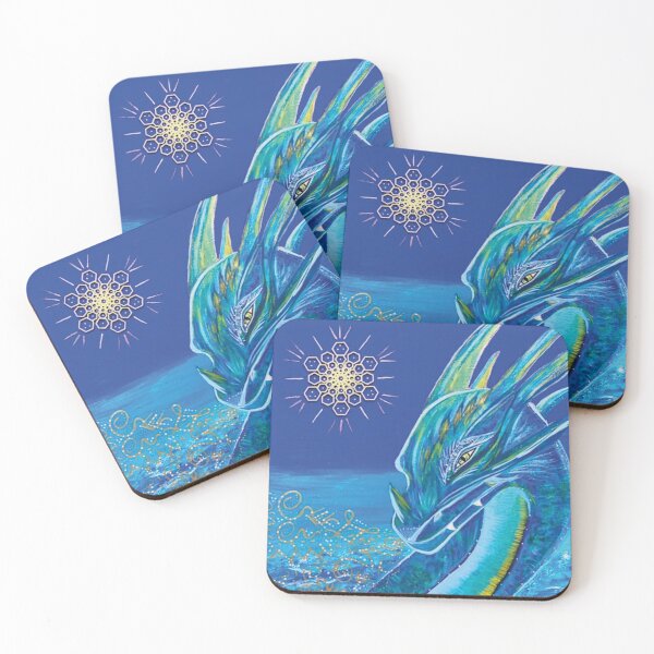 Item preview, Cosmic Blue Ray Water Dragon designed and sold by DivineMother144.