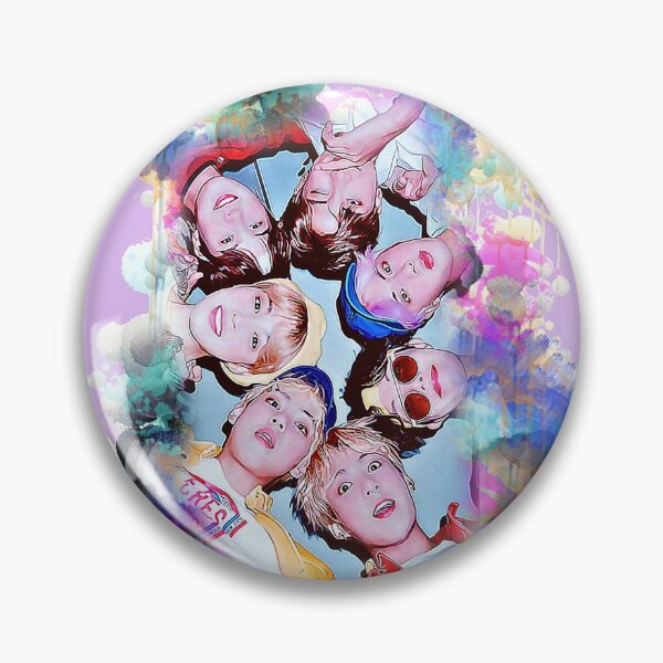 Item preview, Arte colorido de todos los miembros de BTS designed and sold by Lajibolalaa.