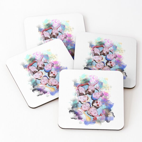 Item preview, BTS all members colorful art  designed and sold by Lajibolalaa.