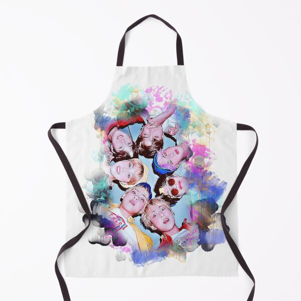 Item preview, BTS all members colorful art designed and sold by Lajibolalaa.