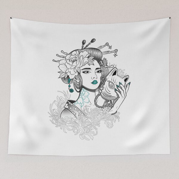 Item preview, Fancy Ball Japanese Geisha designed and sold by artorno.