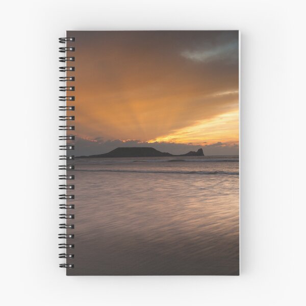 Item preview, Sunset at Rhossili bay on the Gower peninsular designed and sold by Leighton Collins.