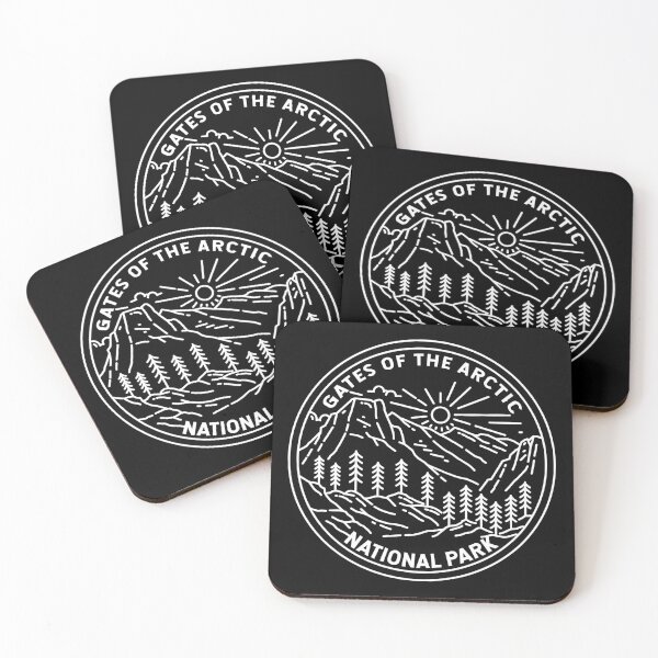 Artikelvorschau, Tore des Arktischen Nationalparks Alaska Monoline entworfen und verkauft von KrisSidDesigns.