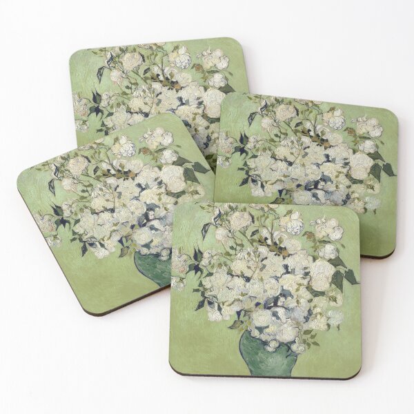 Item preview, Vincent Van Gogh Vase of Roses designed and sold by ind3finite.