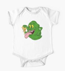 Body de manga corta Slimer comiendo pizza