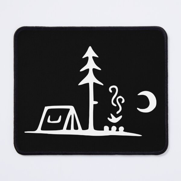 Item preview, camping campfire moon designed and sold by TShirtsByMs.
