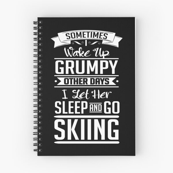 Item preview, I go skiing and let her sleep designed and sold by nektarinchen.