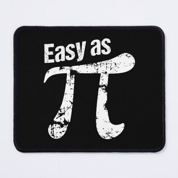Item preview, Easy as Pi Funny Math Pun designed and sold by Epic Love Designs.