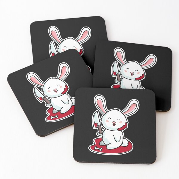 Item preview, Cute But Creepy Funny Bunny designed and sold by Hot From Oven.