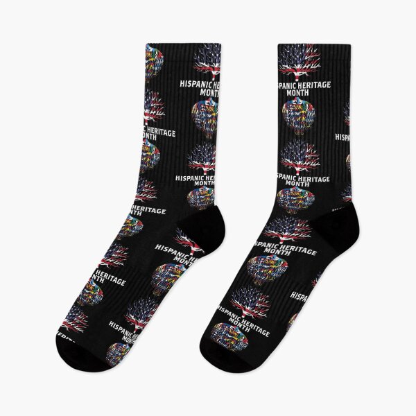 Item preview, Tree Roots US Flag Hispanic Heritage Month print designed and sold by jakehughes2015.