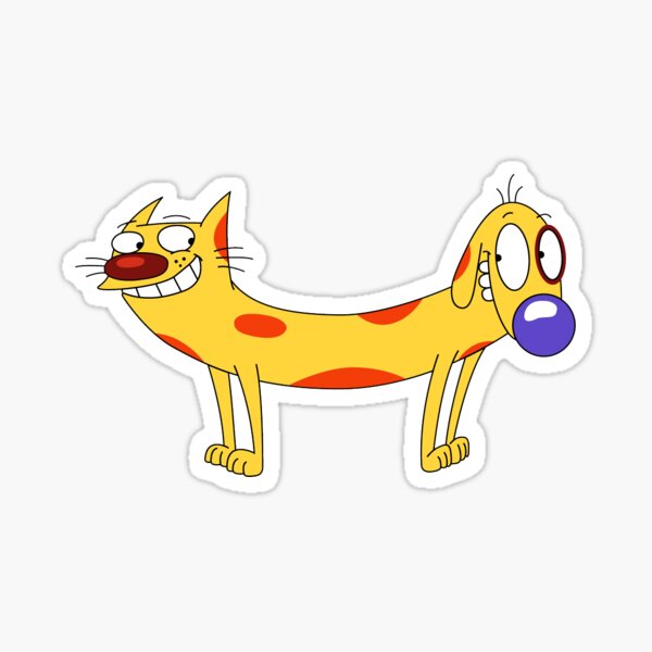 cat dog Sticker