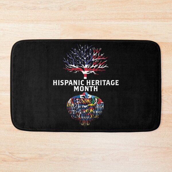 Item preview, Tree Roots US Flag Hispanic Heritage Month print designed and sold by jakehughes2015.