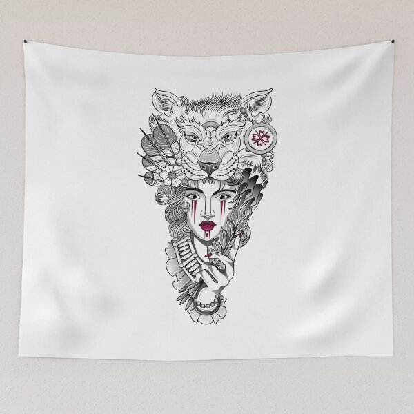 Item preview, Tribal Girl R designed and sold by artorno.