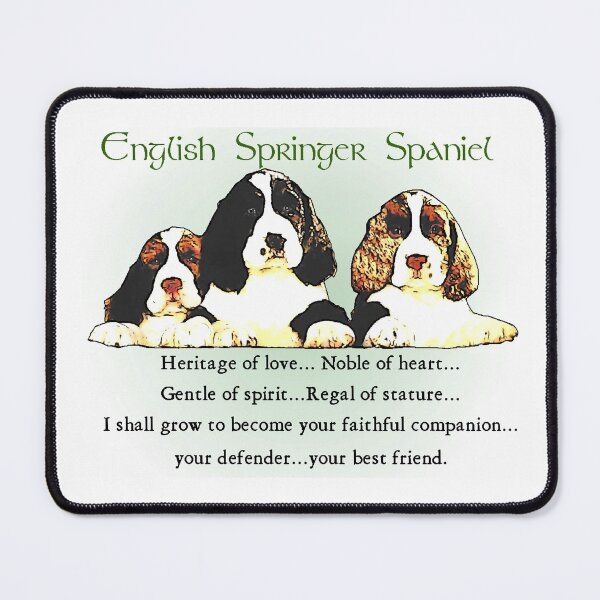 Item preview, English Springer Spaniel Puppies Heritage of Love designed and sold by springdaleshops.