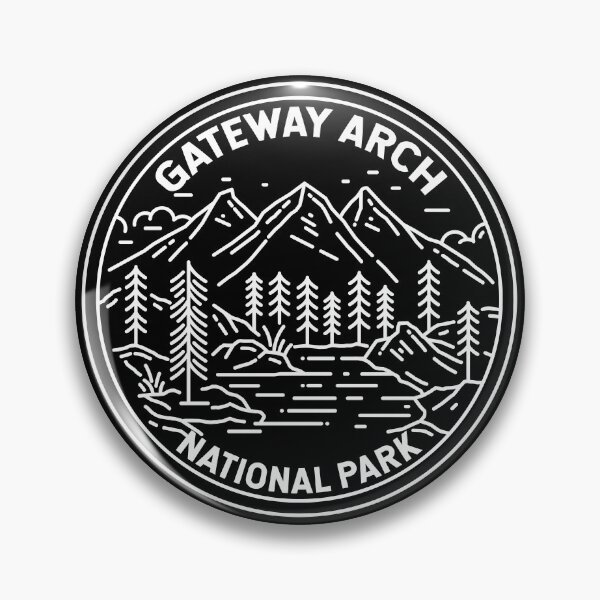 Item preview, Gateway Arch National Park Missouri Monoline designed and sold by KrisSidDesigns.