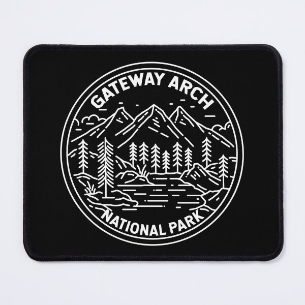 Item preview, Gateway Arch National Park Missouri Monoline designed and sold by KrisSidDesigns.