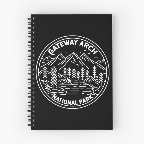 Item preview, Gateway Arch National Park Missouri Monoline designed and sold by KrisSidDesigns.