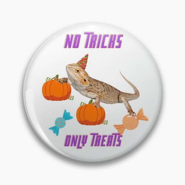 Item preview, Bearded Dragon No Tricks Only Treats Halloween Theme Product Lizard Lovers designed and sold by AccessMyself.