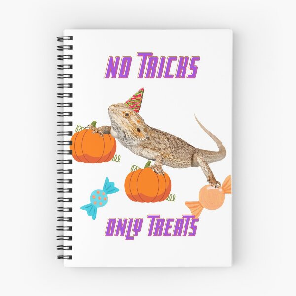 Item preview, Bearded Dragon No Tricks Only Treats Halloween Theme Product Lizard Lovers designed and sold by AccessMyself.
