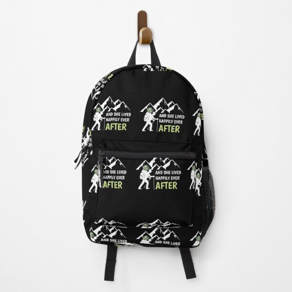 Item preview,  And She Lived Happily Ever After Mountain Hiker Camper Climber Mountaineer Backpacking designed and sold by Merchking1.