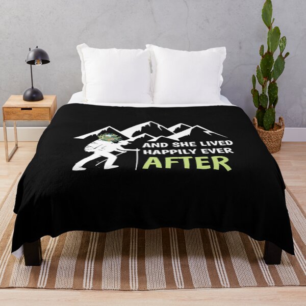 Item preview, And She Lived Happily Ever After Mountain Hiker Camper Climber Mountaineer Backpacking designed and sold by Merchking1.