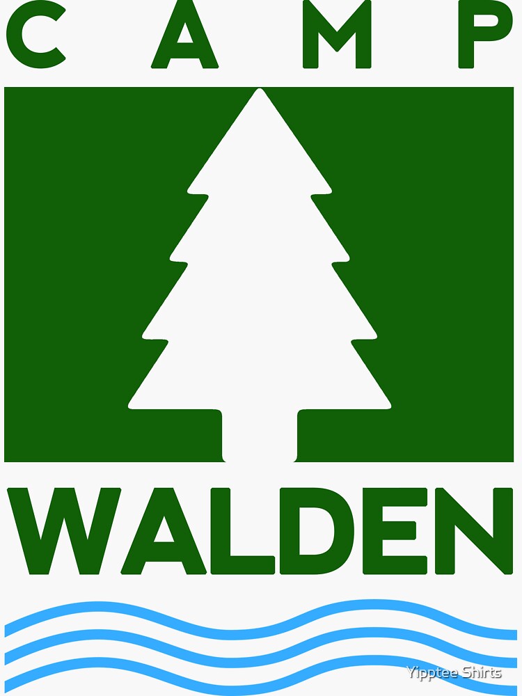 "Camp Walden" Sticker by dumbshirts Redbubble