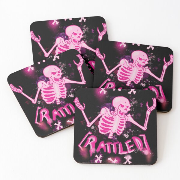 Item preview, Rattled Spooky Scary Skeleton designed and sold by strawberrywinee.