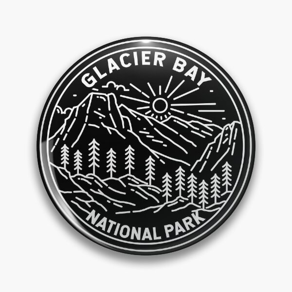 Item preview, Glacier Bay National Park Alaska Monoline designed and sold by KrisSidDesigns.