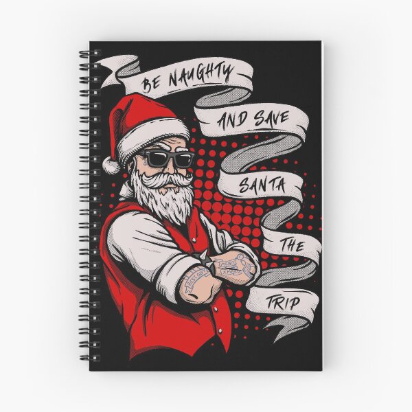 Item preview, Be naughty and save Santa the trip designed and sold by pnkpopcorn.
