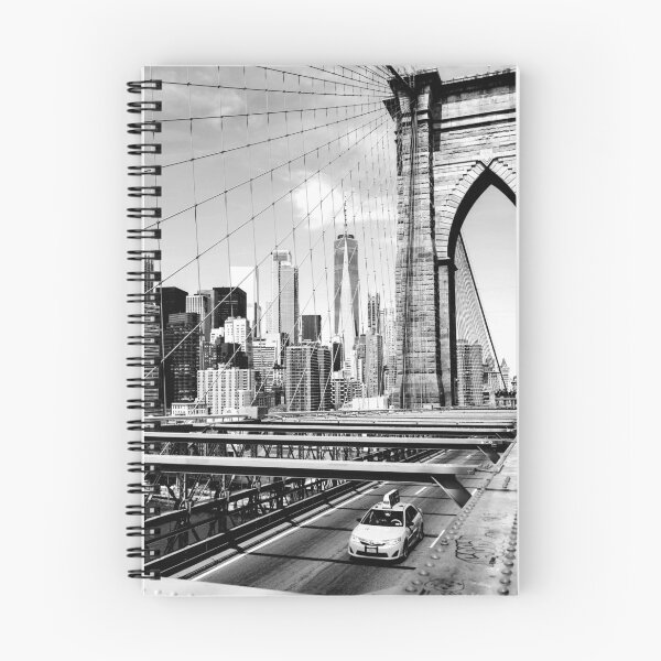 Item preview, Brooklyn Bridge, New York, Black and White designed and sold by Magic Love Art Print.