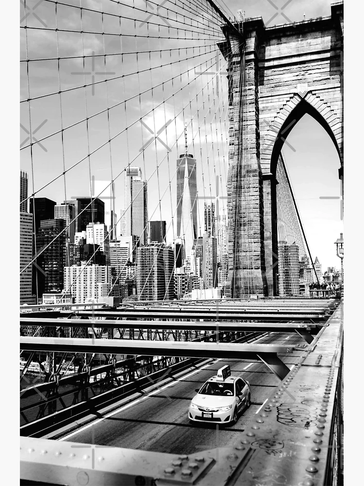 White Brooklyn Bridge/アンリ シルバーマン/ポスター White Brooklyn Bridge/アンリ シルバーマン/ポスター White
